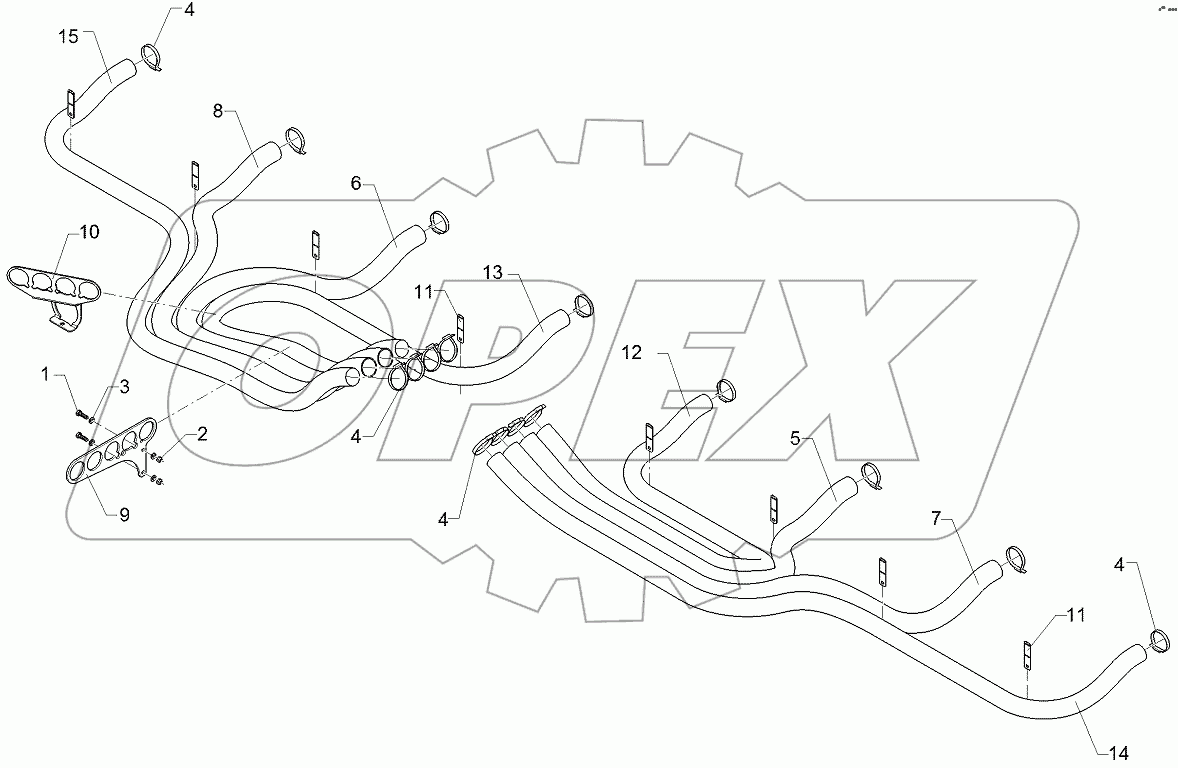  68310052 Hose guiding