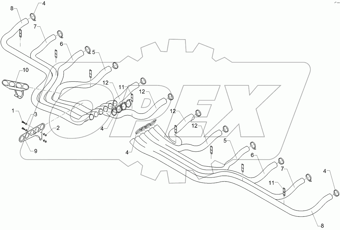  68310090 Hose guiding