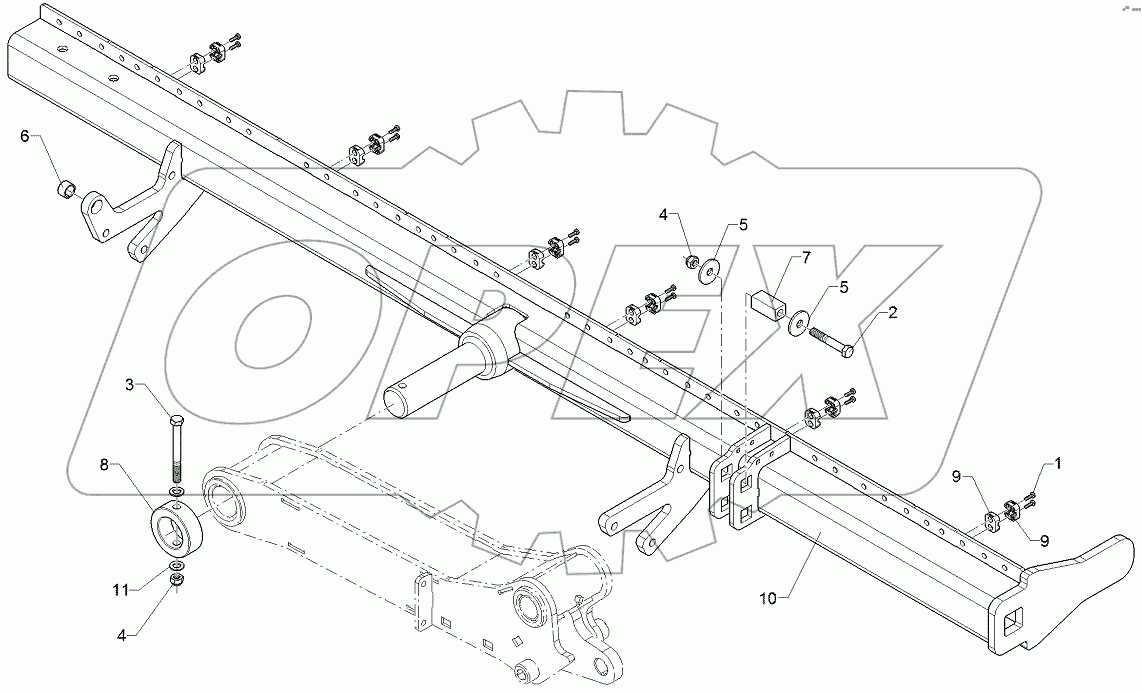  68310026 Coulter frame