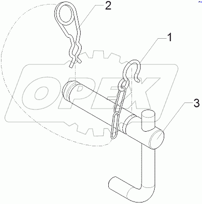  31310158 Top link pin