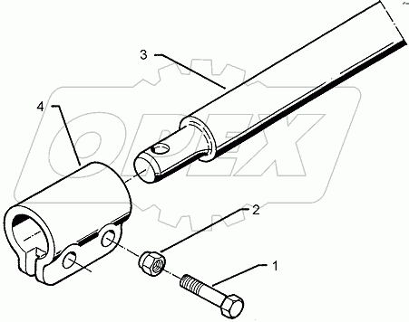  661 1367 Lower link connection