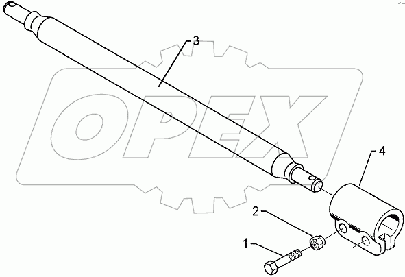  661 1368 Lower link connection