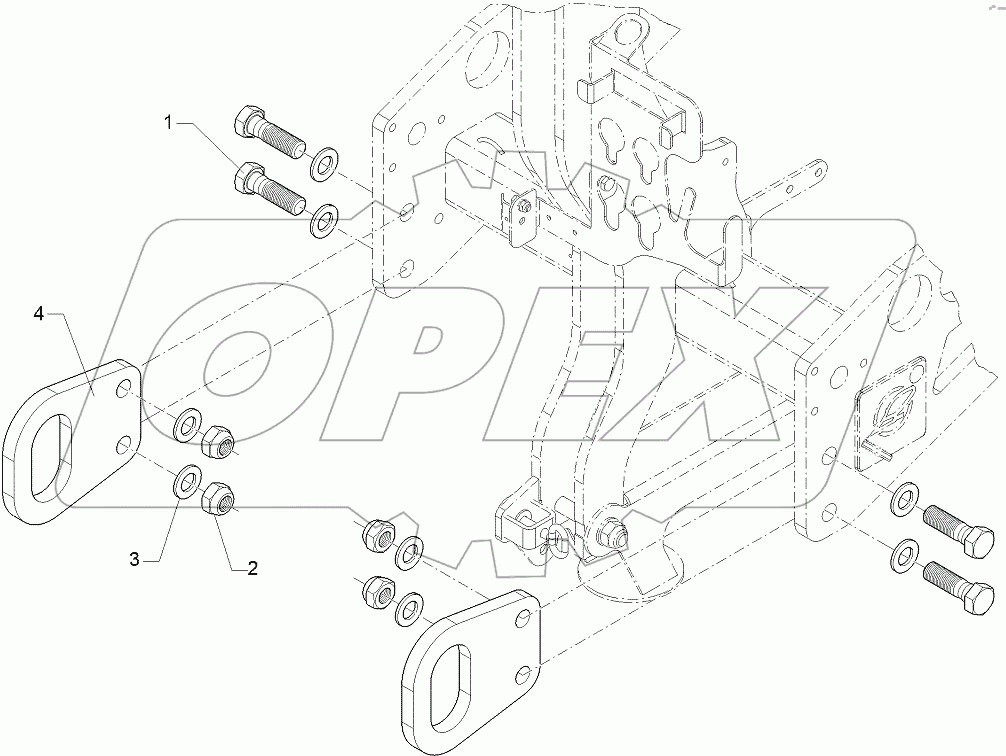 68310029 Lower link connection