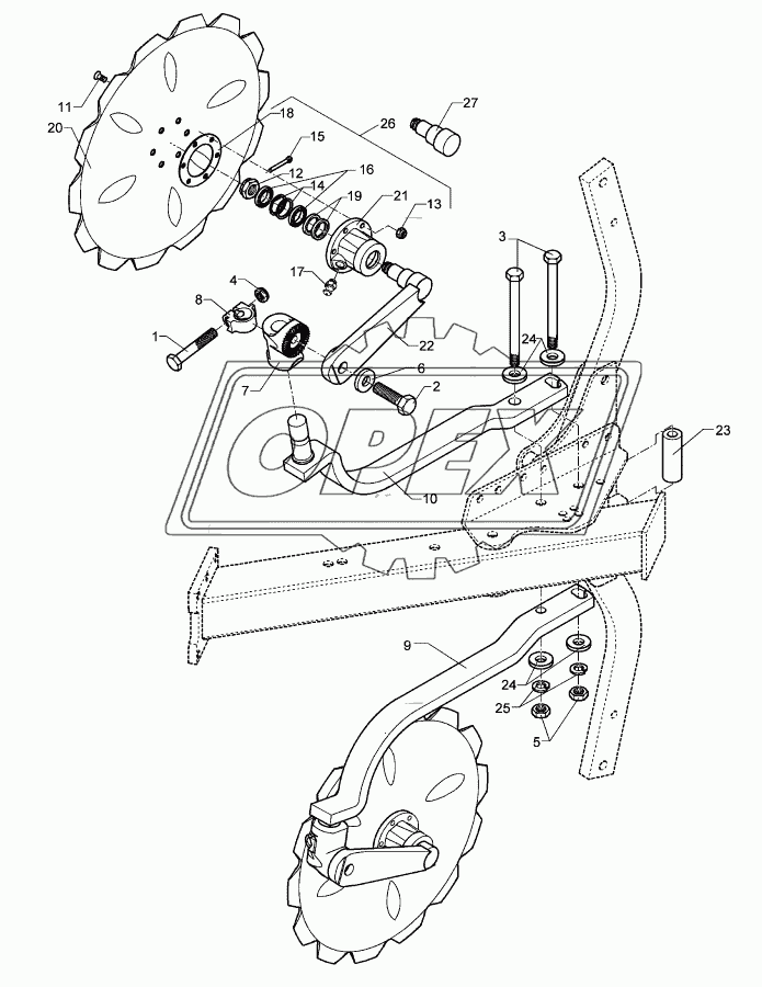 Disc coulter E9 D500-M Z