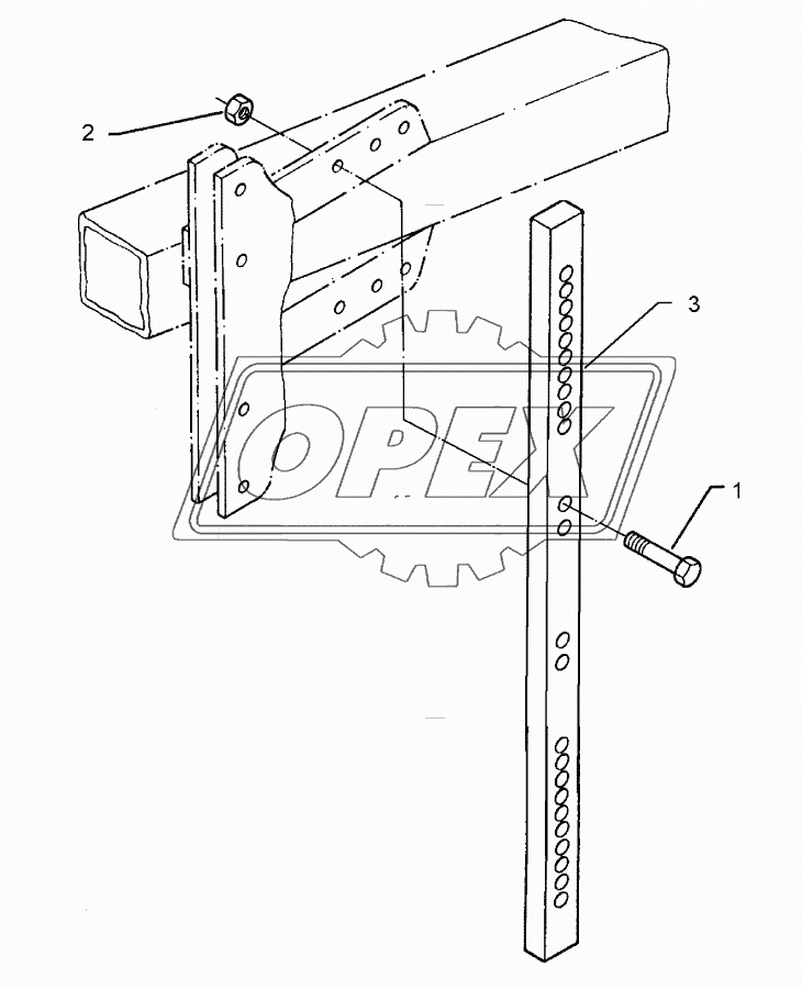 Skim stalk S1 50x30x1134-260/220 H800