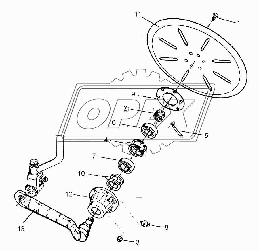 Disc arm D500-G Z50