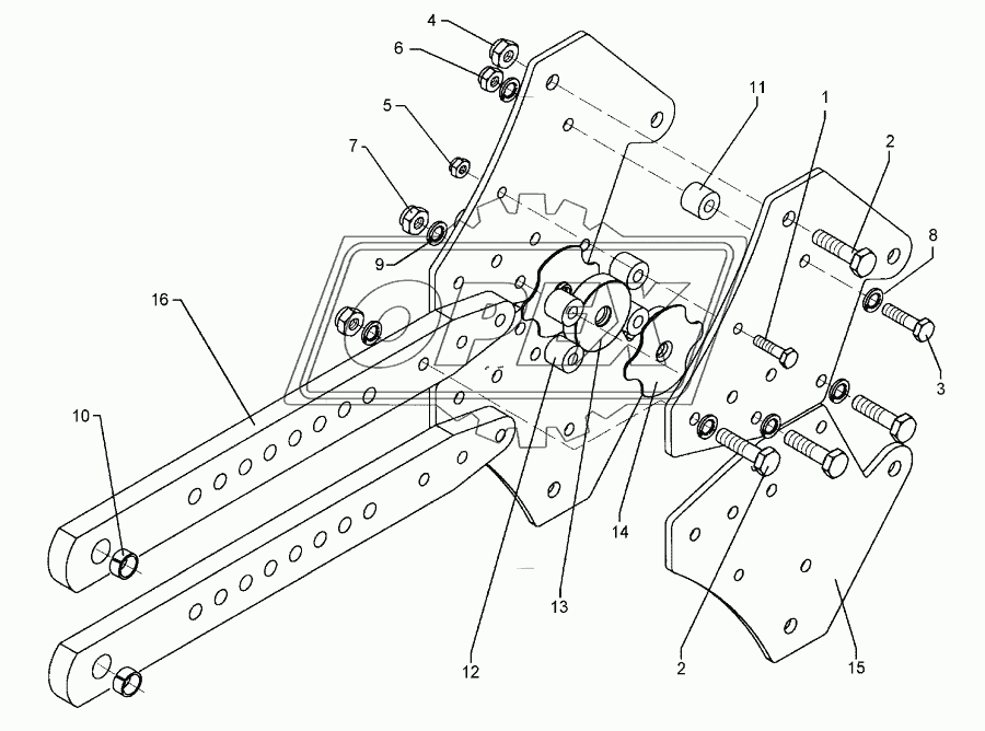 Trip device Rolle-HY-170-80.35-D14