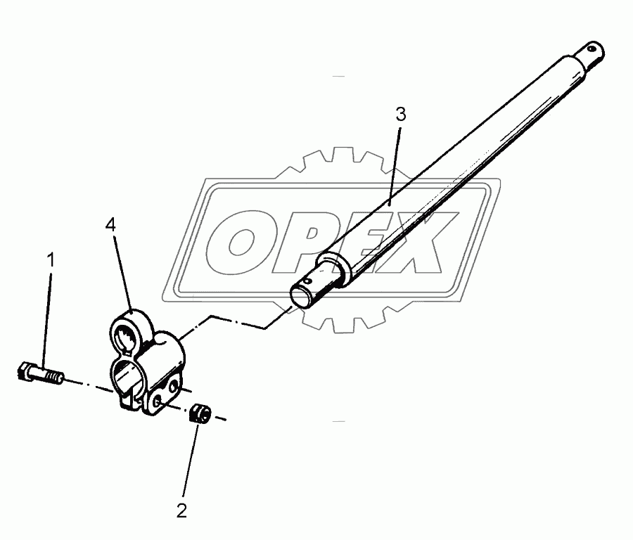 Lower link connection D55/68 L2 Z2