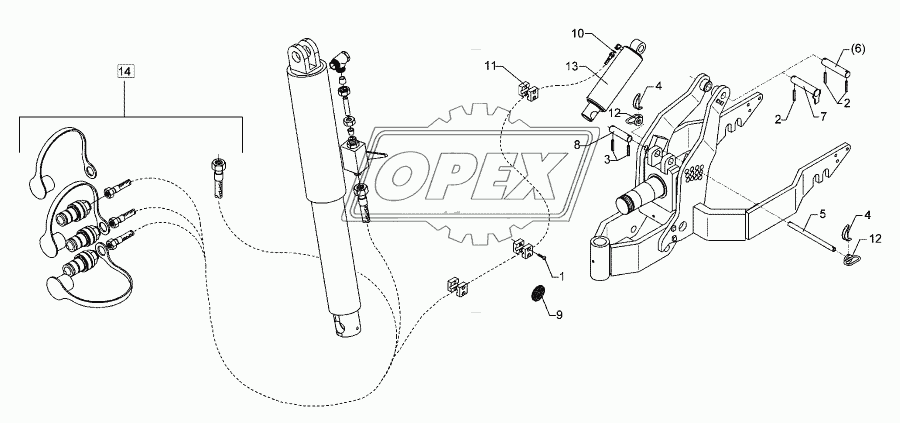 HY-assembly depth wheel 6-100 ED10