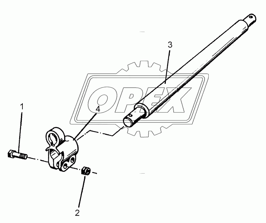 Lower link connection D68/68 L1100 Z58 K700