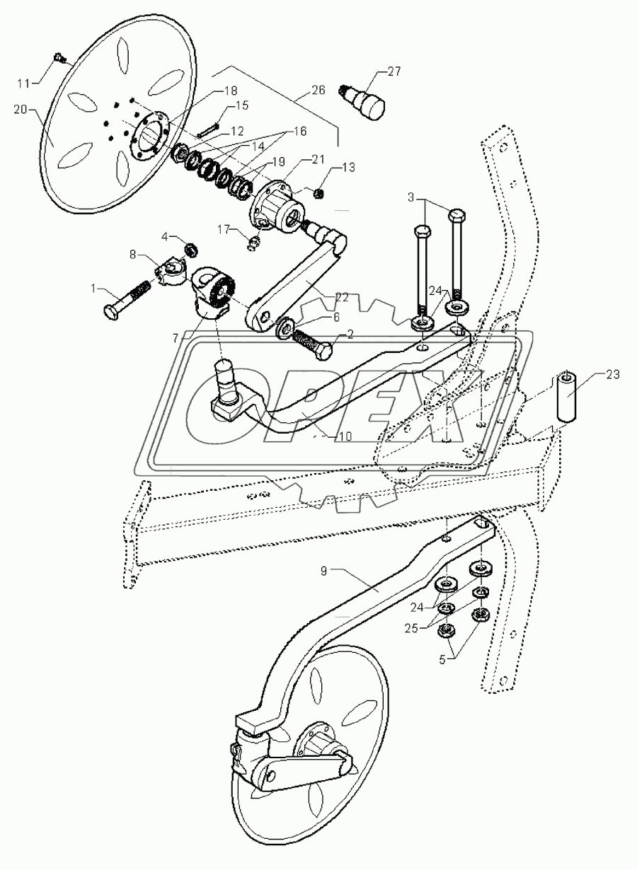 Disc coulter E8 D500 G