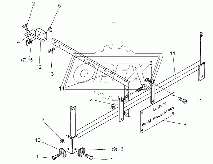 Carrier for light LH2A-AD