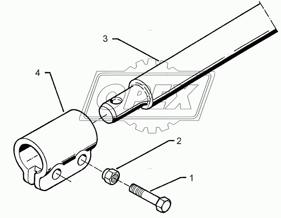 Lower link connection ED55 L2 Z3