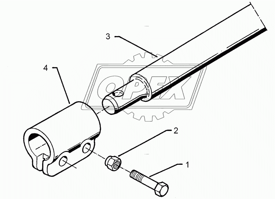 Lower link connection ED55 L3 Z3