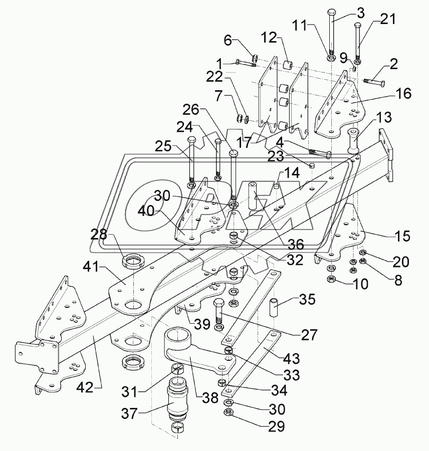 Basic frame EG 5-110-3-1000