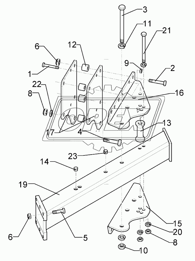 Frame extension EG 5/6-110-1000