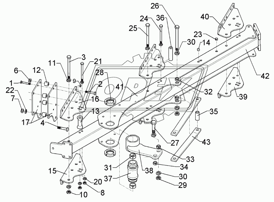 Basic frame EG 6-110-4-1000