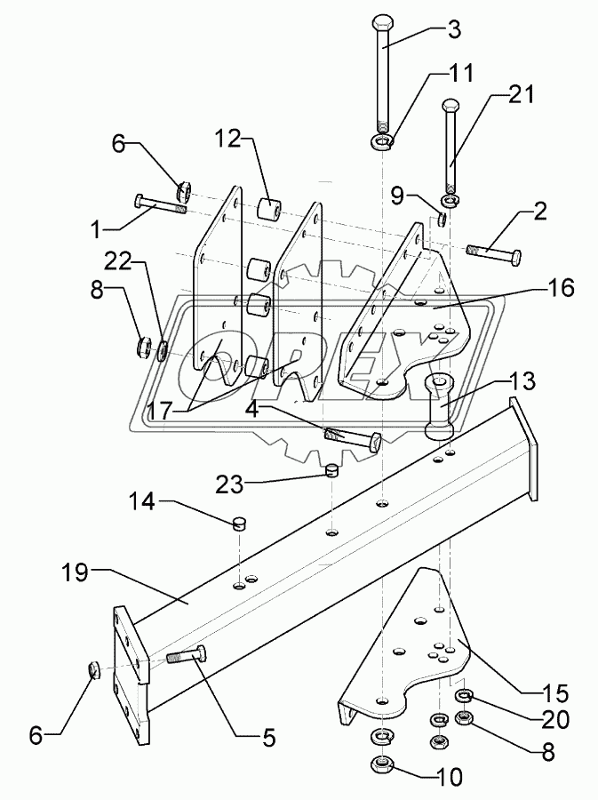 Frame extension EG 5/6-110-1000