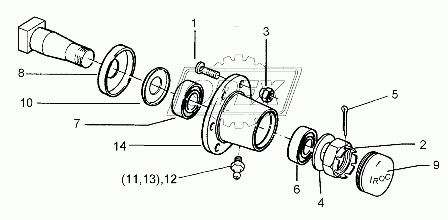 Bearing 5/93,5/140 M14 50x50