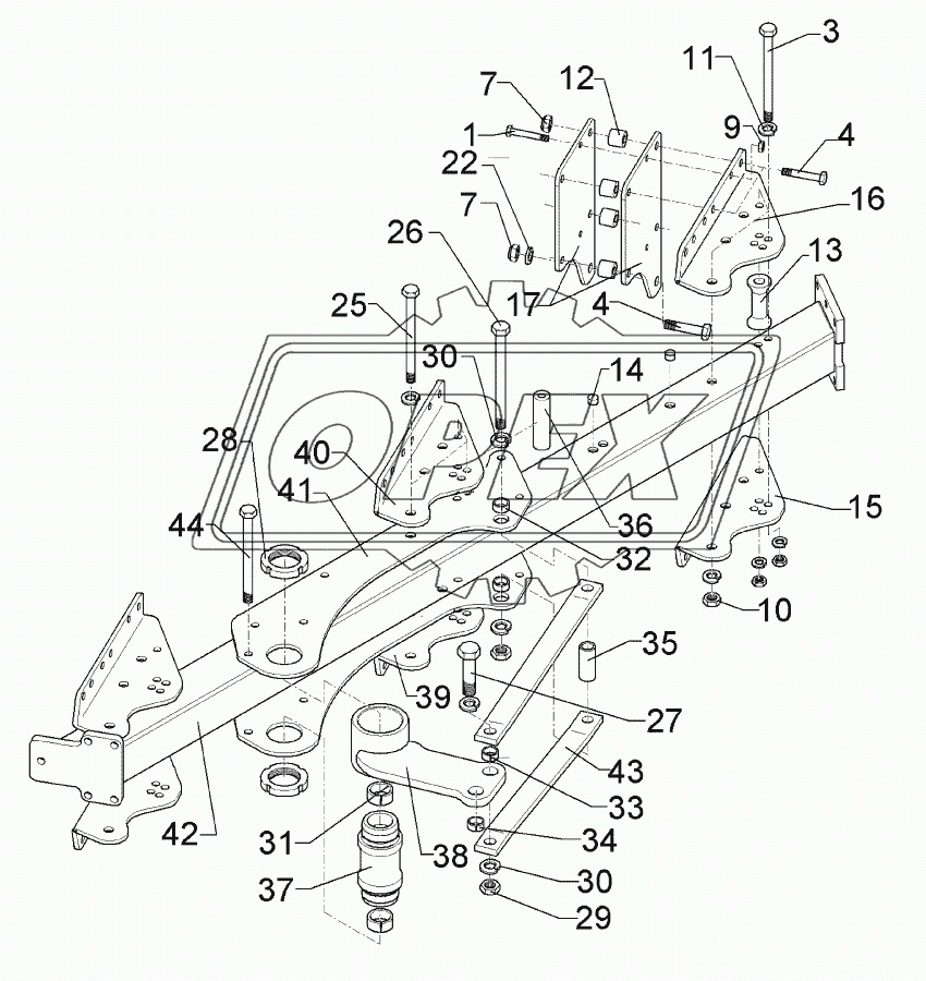 Basic frame EG 7-120-3-900