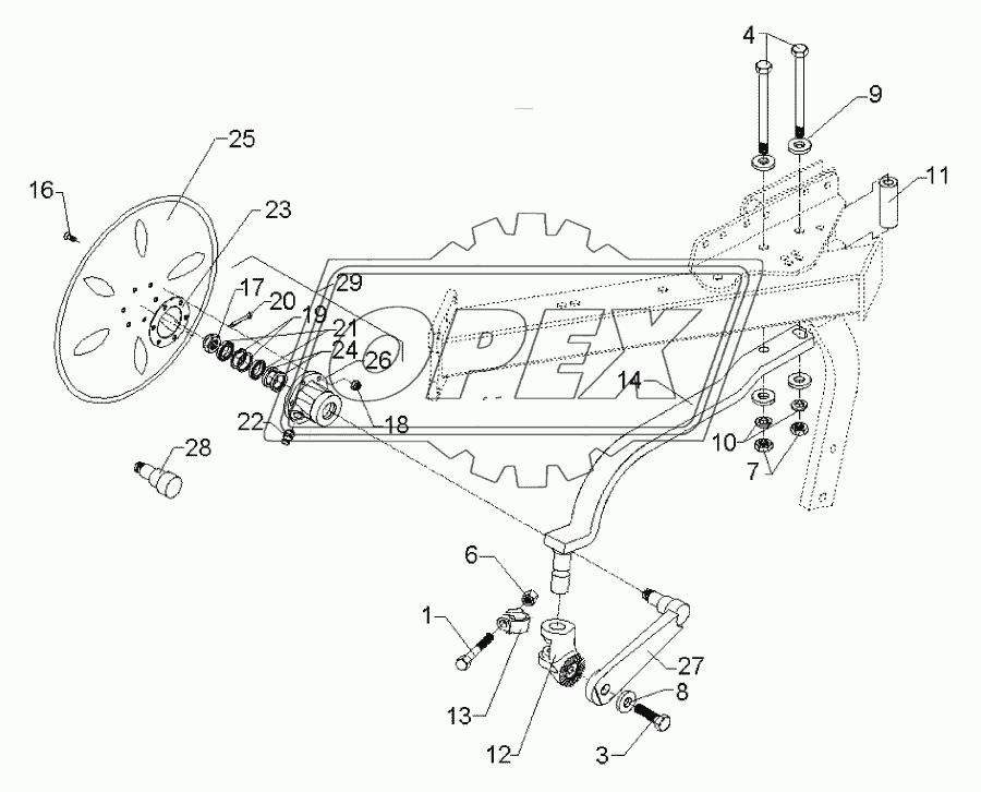 Disc coulter EG7 D500-M G