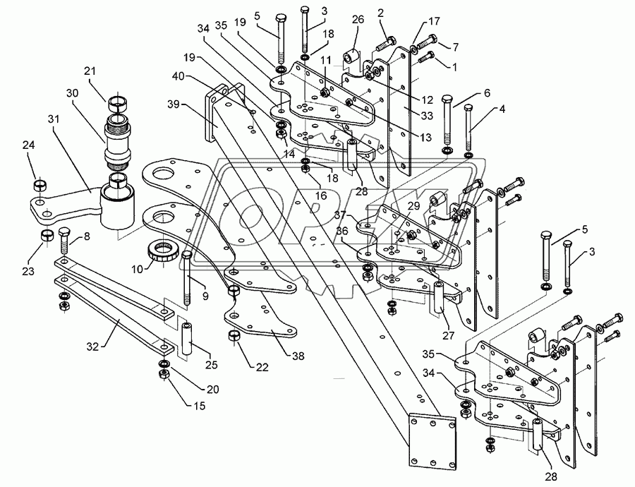 Basic frame E5-110-3-1000