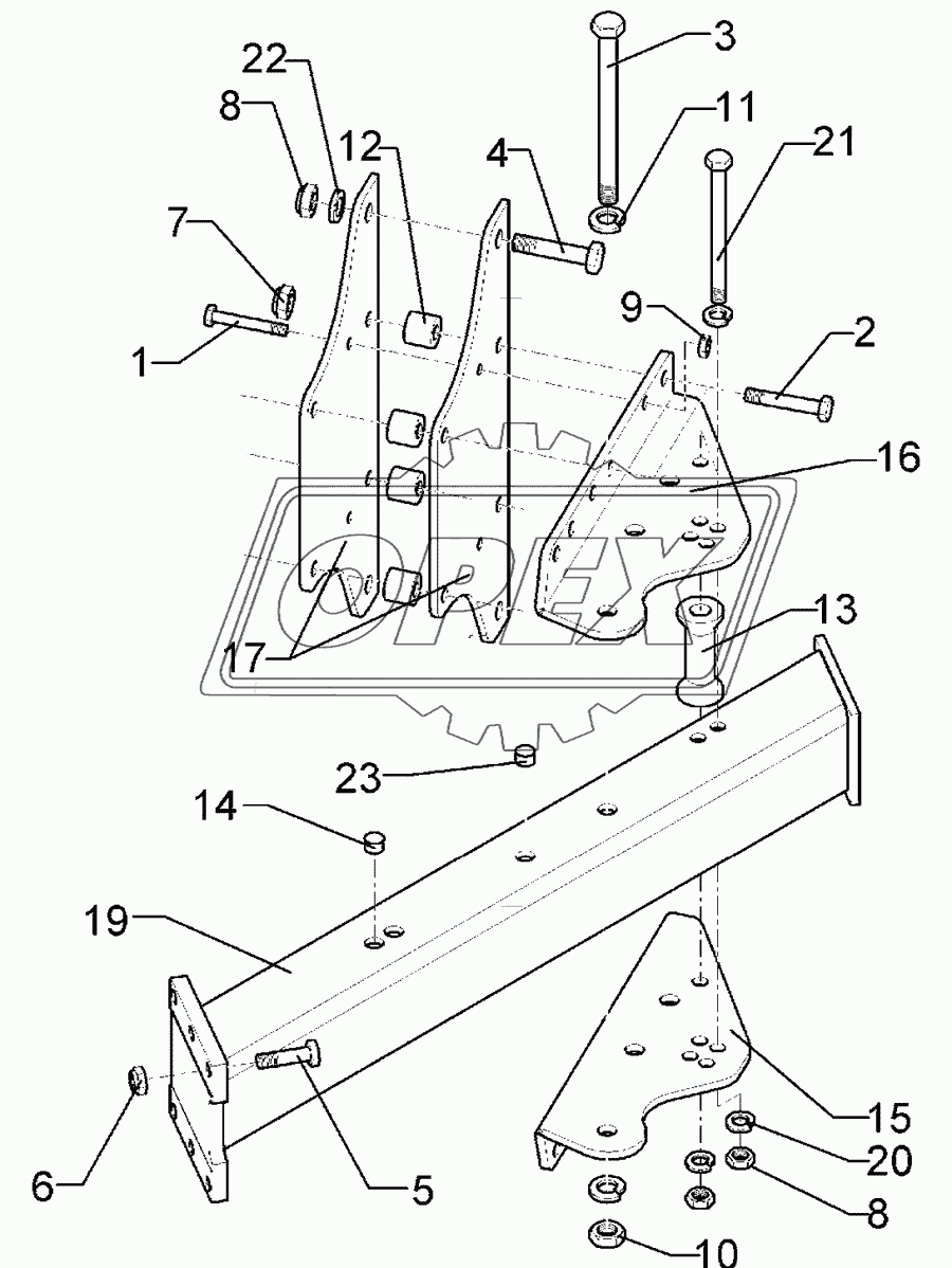 Frame extension E5/6-110-1000