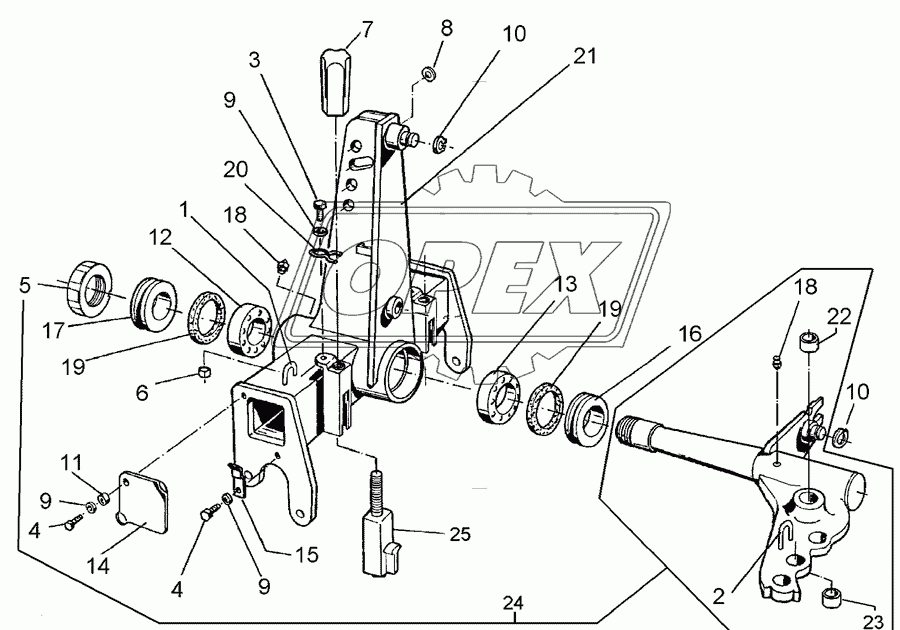 Turnover mechanism E90-L