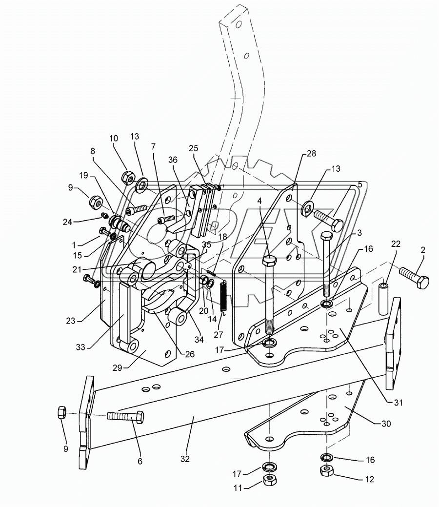 Frame extension E5/6-HX-110