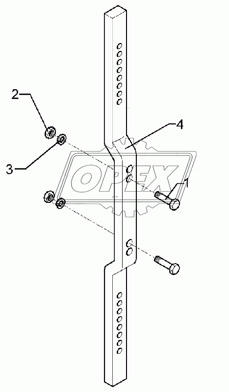 Skim stalk S 50x30-260 H750