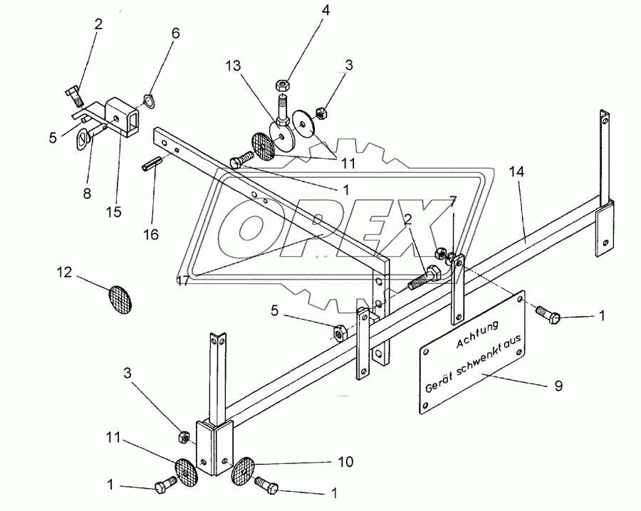 Carrier for light LH3A UNI