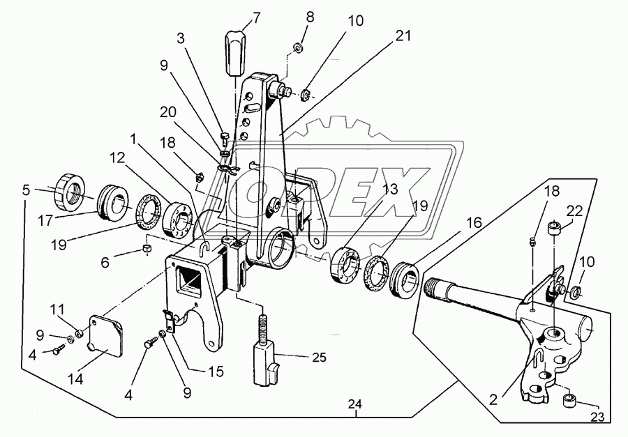 Turnover mechanism E90-L