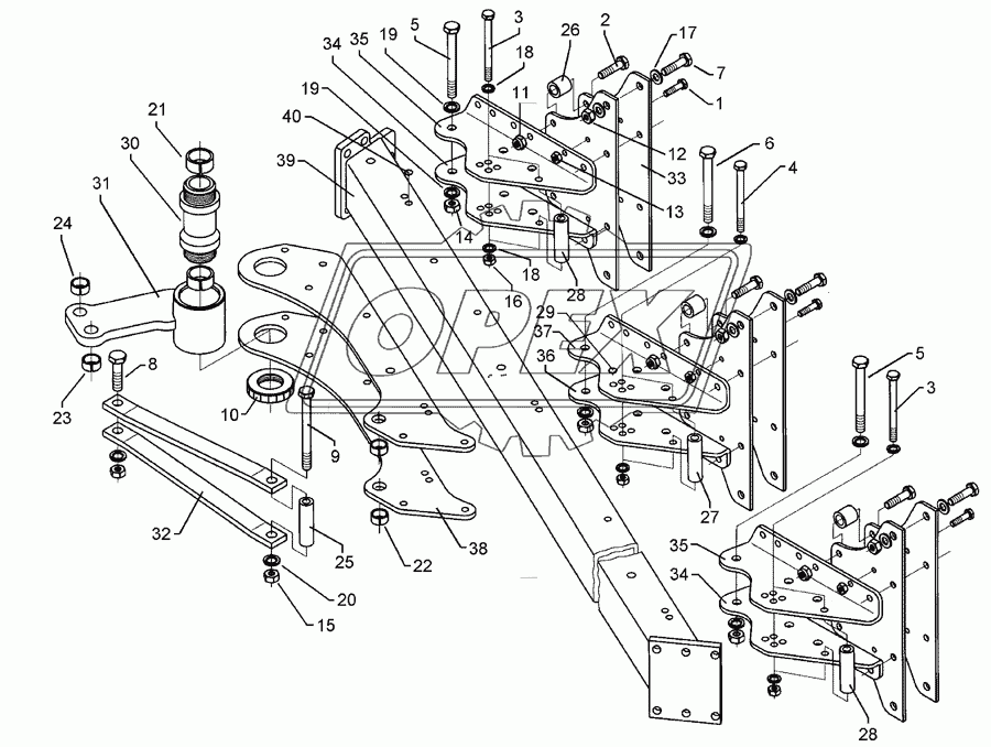 Basic frame E6-110-4-1000