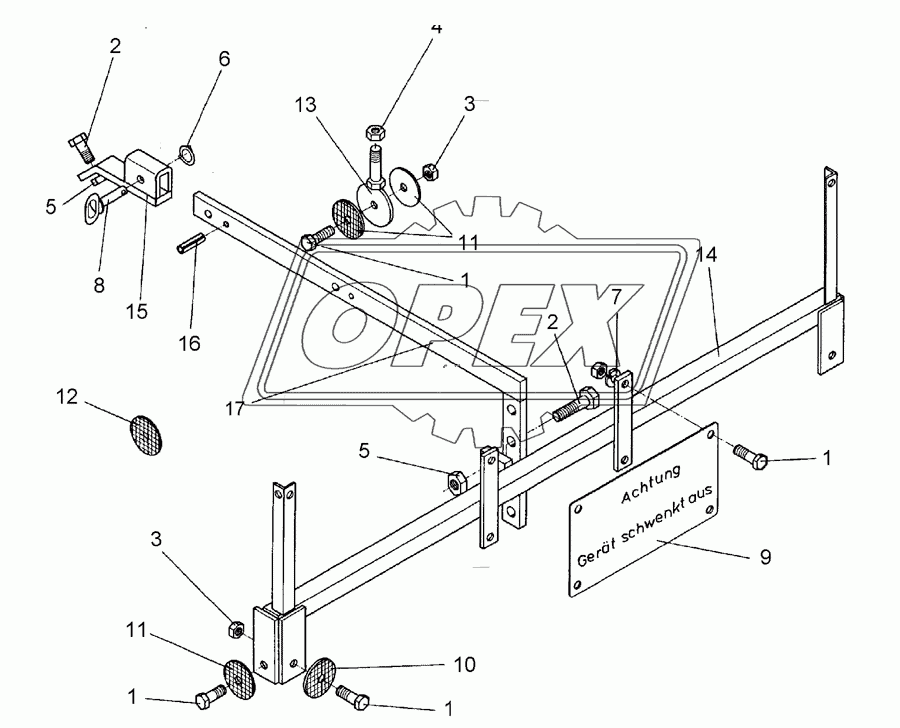 Carrier for light LH3A UNI