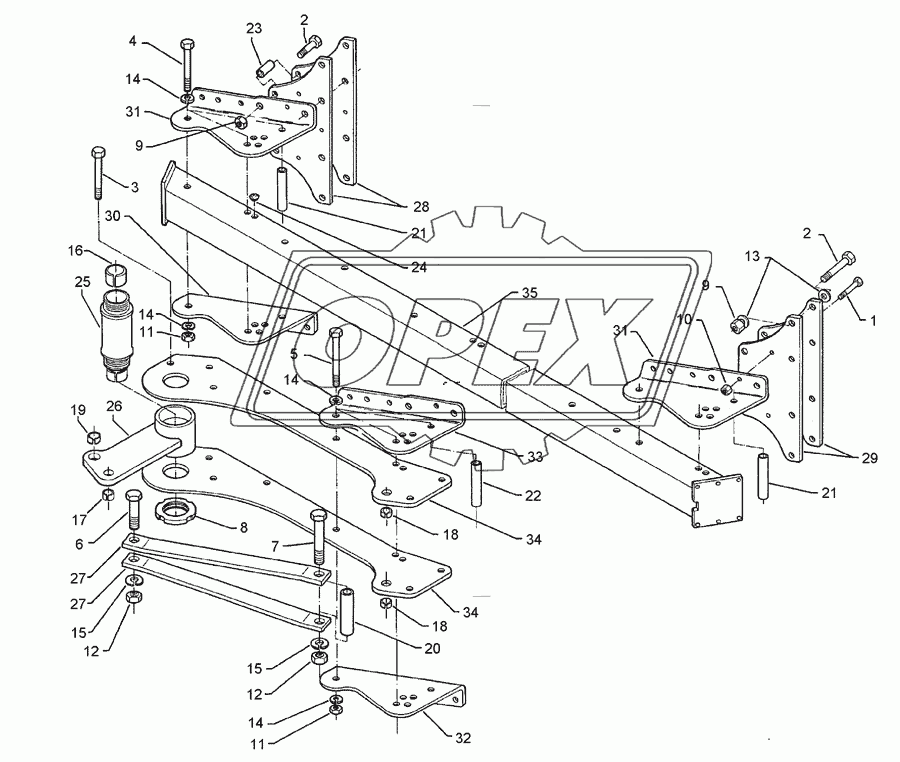 Basic frame E7-120-3-1000