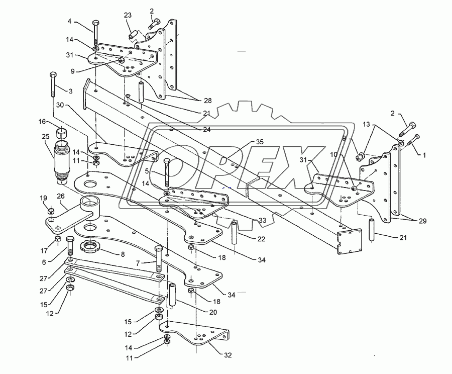 Basic frame E7-120-4-1000