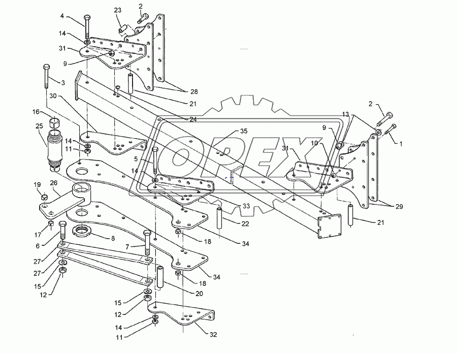 Basic frame E7-120-3-900