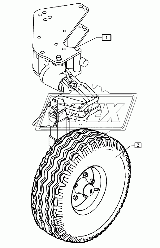 Uni-wheel E7 10.0/75-15.3 770x277