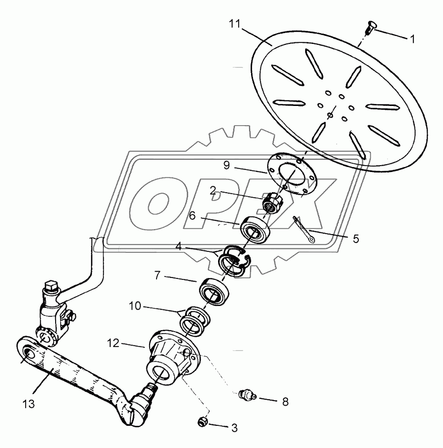 Disc arm D500-G Z50