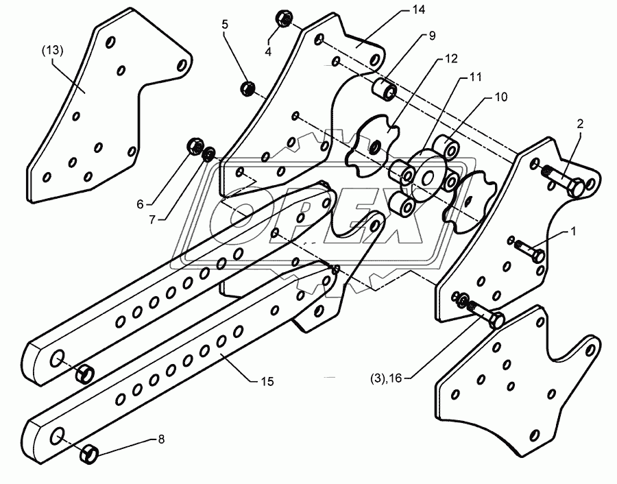 Trip device Rolle-HY-170_80.30-D14