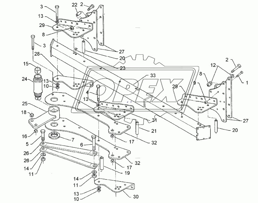 Basic frame E8-140-3-900