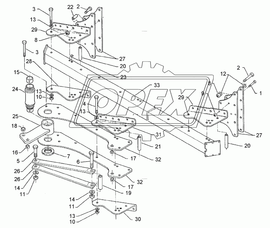 Basic frame E8-140-4-900