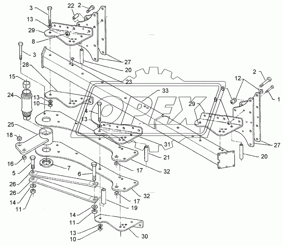 Basic frame E8-140-3-1000