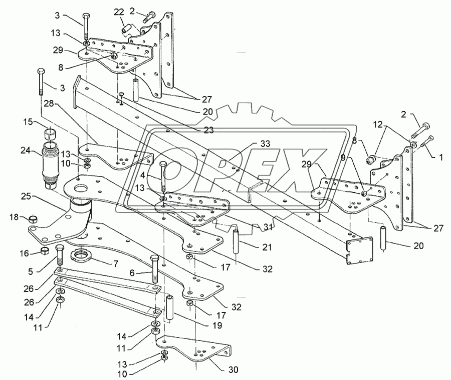 Basic frame E8-0-140-4-1000