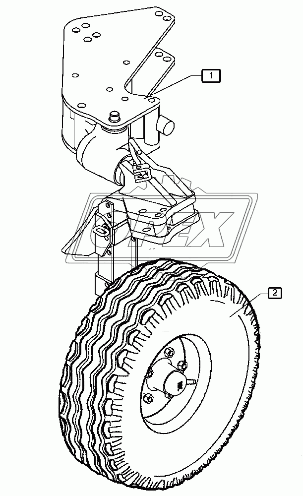 Uni-wheel E8 13.0/55-16