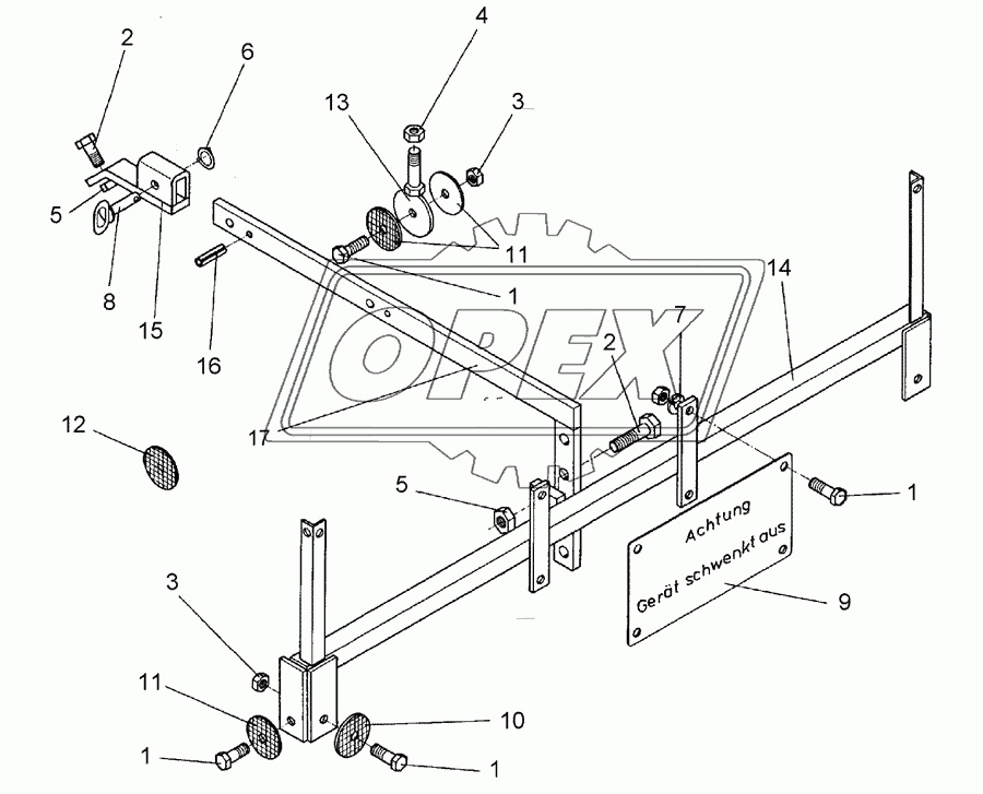 Carrier for light LH3A UNI