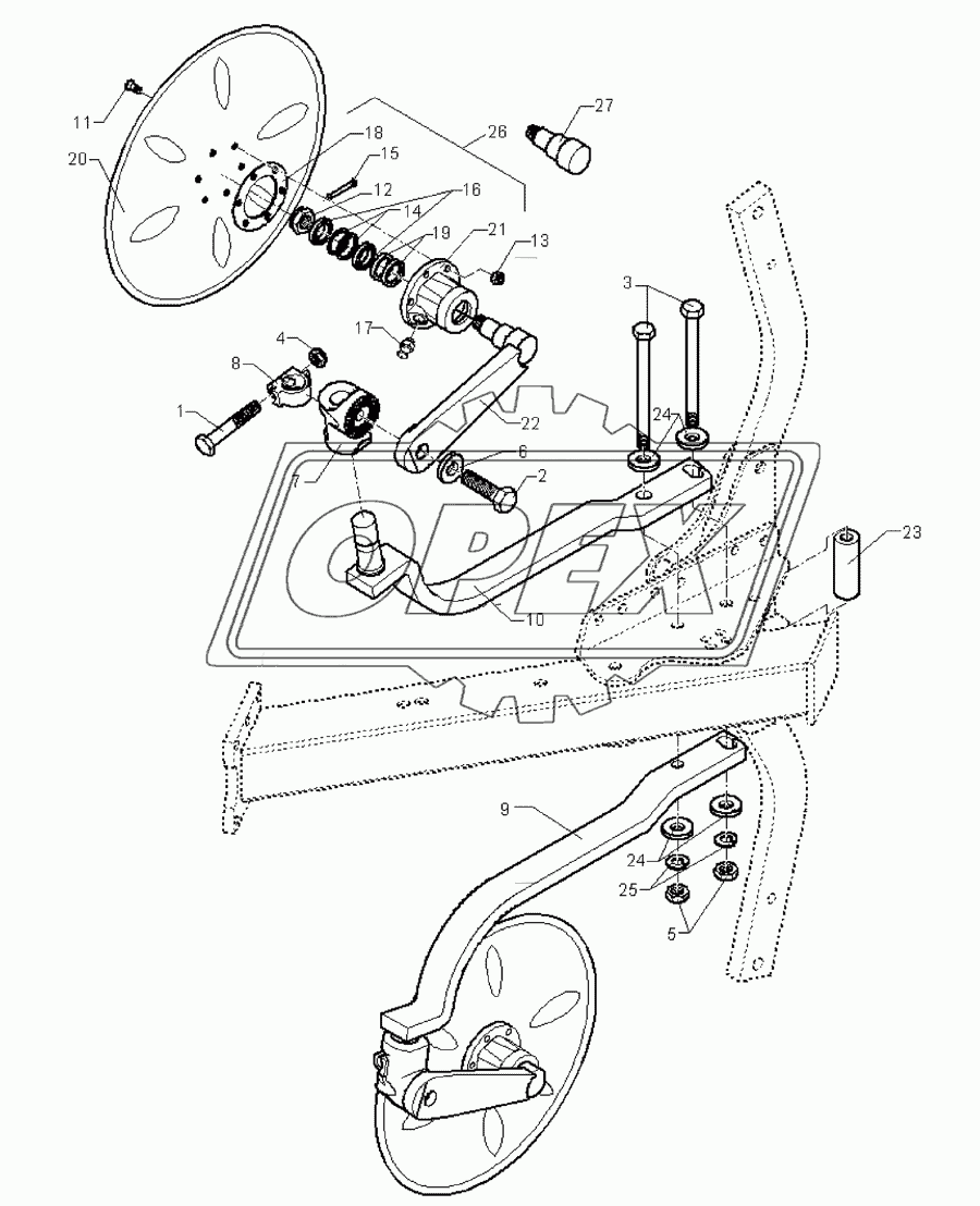 Disc coulter E8 D500 G