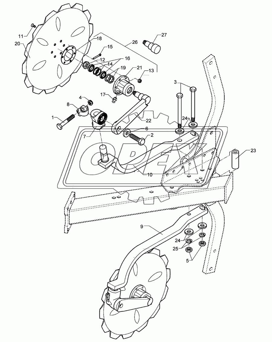 Disc coulter E8 D500-M Z