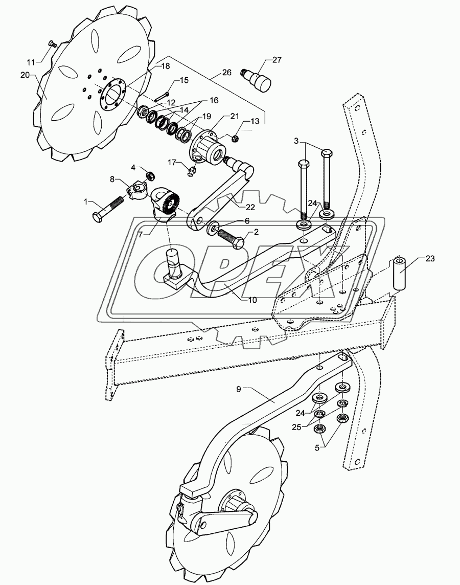 Disc coulter E8 D590-M Z