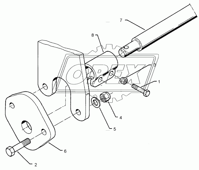 Lower link connection E68 L3 Z3